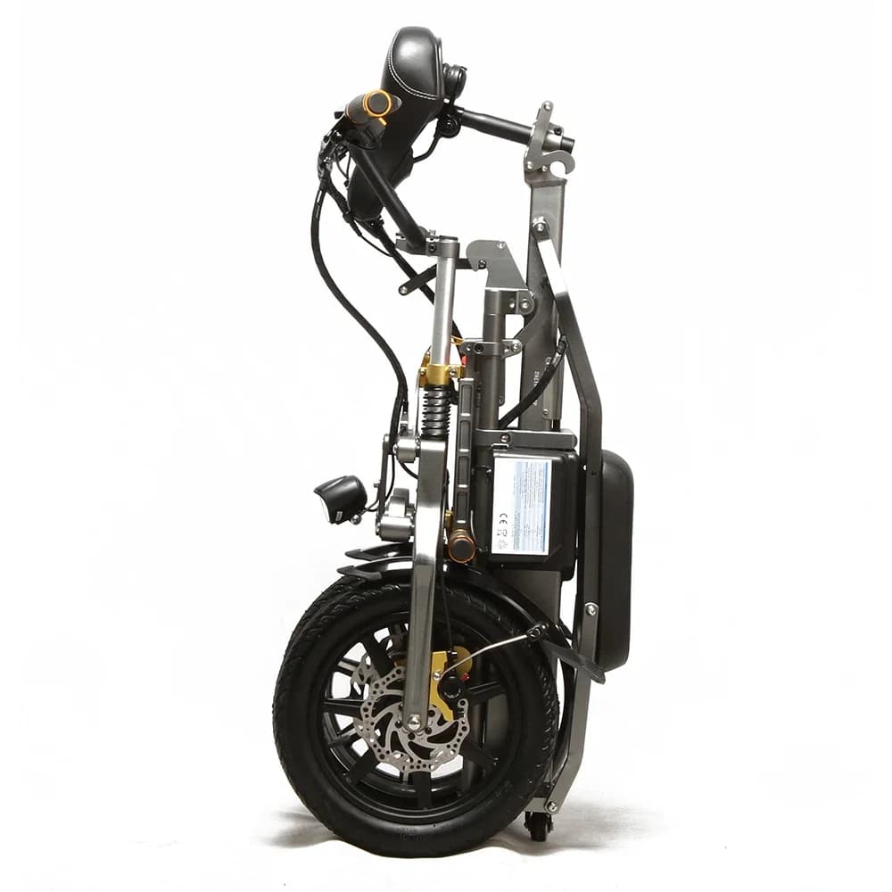 z for 14inch Offroad Full Suspension three-wheel 2 seat electric motorcycle 350W 500W 48V folding e-scooter
