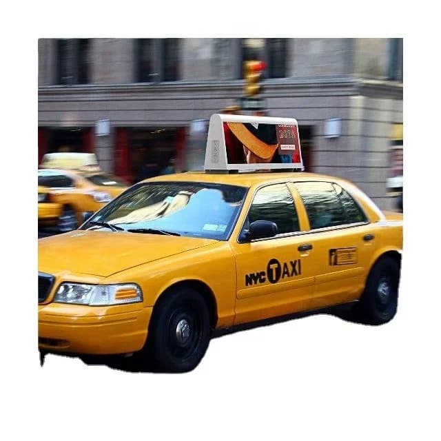 Waterproof 320mm*160mm Full Color LED Display Panel for Taxi Roof Top Billboard Car LED Display Screen