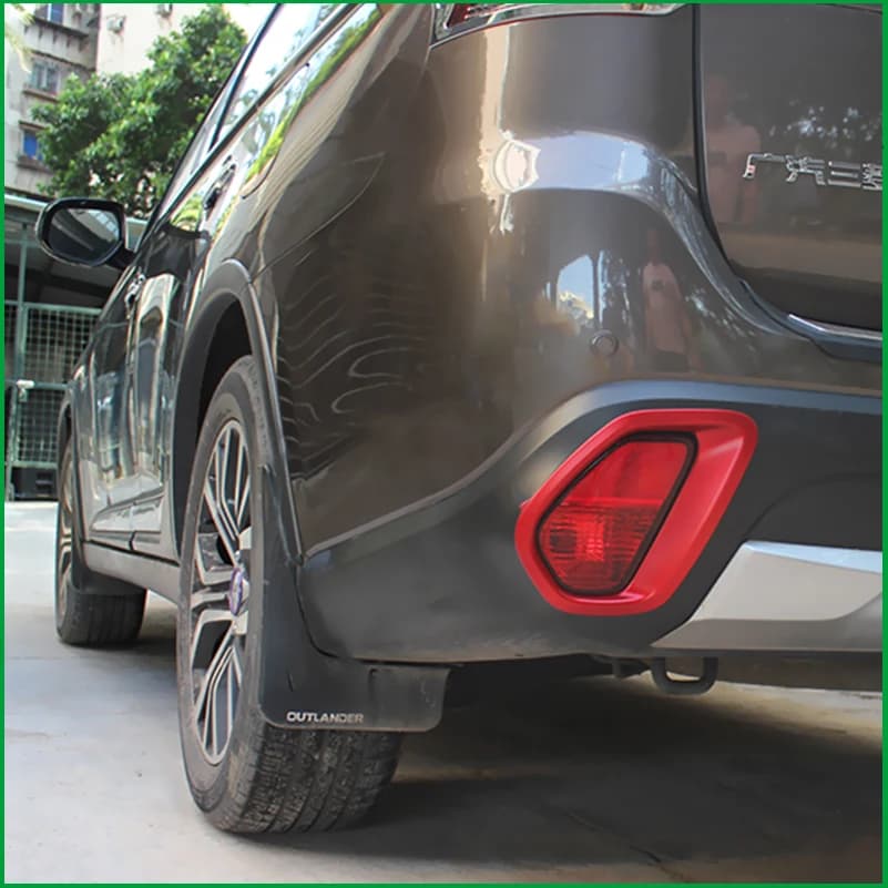 Car Styling For Mitsubishi Outlander 2016 2017 2018 Rear Fog light Cover Sticker Trim Decorative Frame Auto Parts Accessories