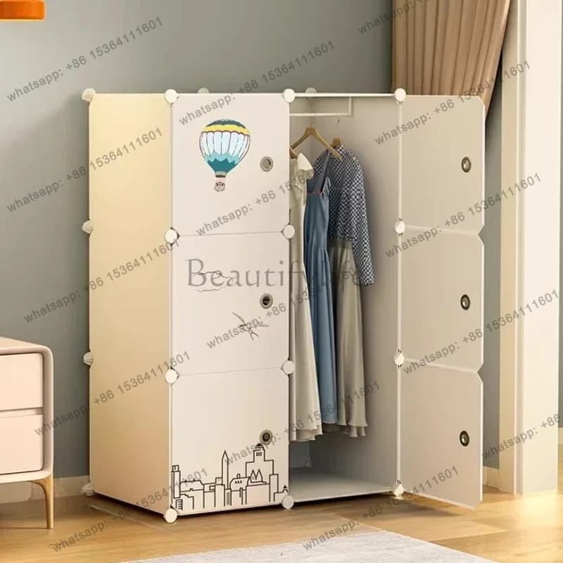 Modern Nordic Wardrobe Partitions Cupboard Open Clothes Storage Wardrobe Organizer Minimalist Guarda Roupa Furniture