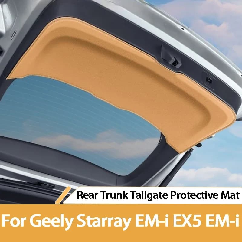 For Geely Starray EMi EX5 EMi 2025 2026 Trunk Tailgate Protective Mat Original Color Anti Scratch Interior Auto Accessories