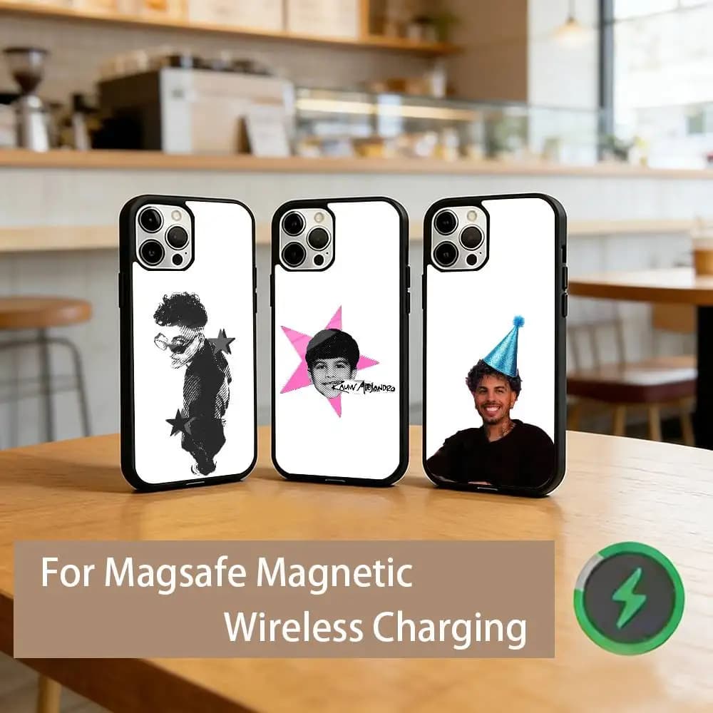 R-Rauw A-Alejandro Phone Case For iPhone17,16,15,14,13,12,11 Plus,Pro Magnetic For Magsafe Wireless Charging