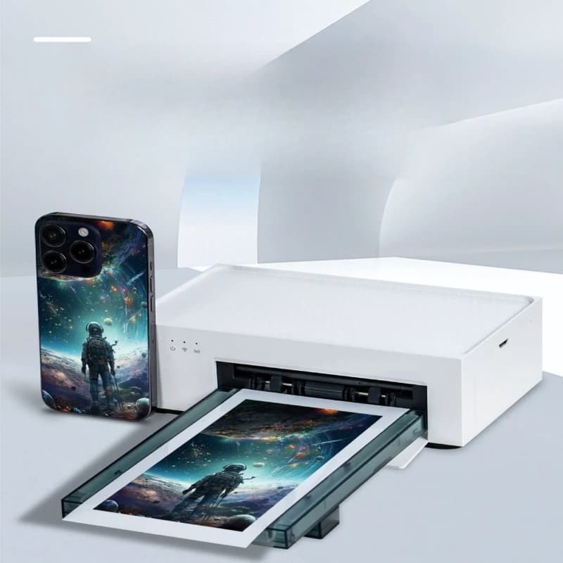 Mini photo printer, special mini photo printing machine for film cutting machine, small portable printing photo processing
