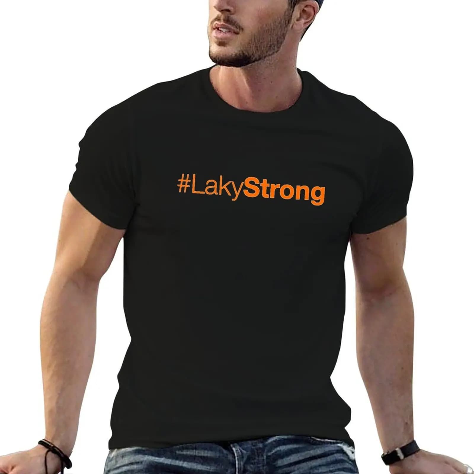 #Laky Strong T-Shirt designer shirts graphics oversized t shirt men