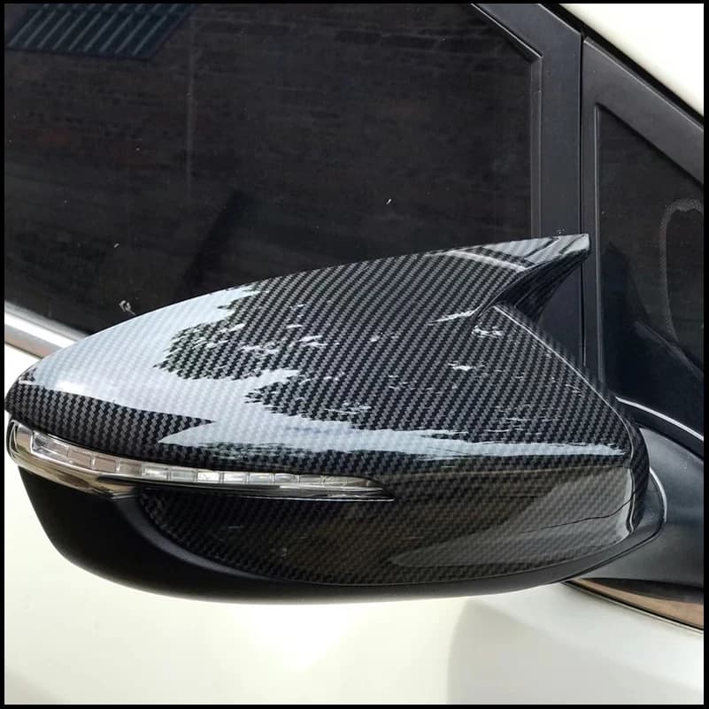 Car Styling For Kia Cerato Forte 2014-2017 Rearview Mirror Cover With Horn Decorative Trim Auto Parts Accessories