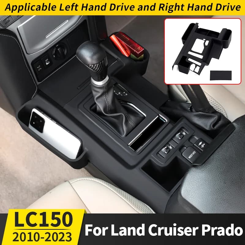 For Toyota Prado 150 LC150 2010-2023 2011 2015 LHD Center Console Cover Anti-Scratch Protection Dust Proof Interior Accessories