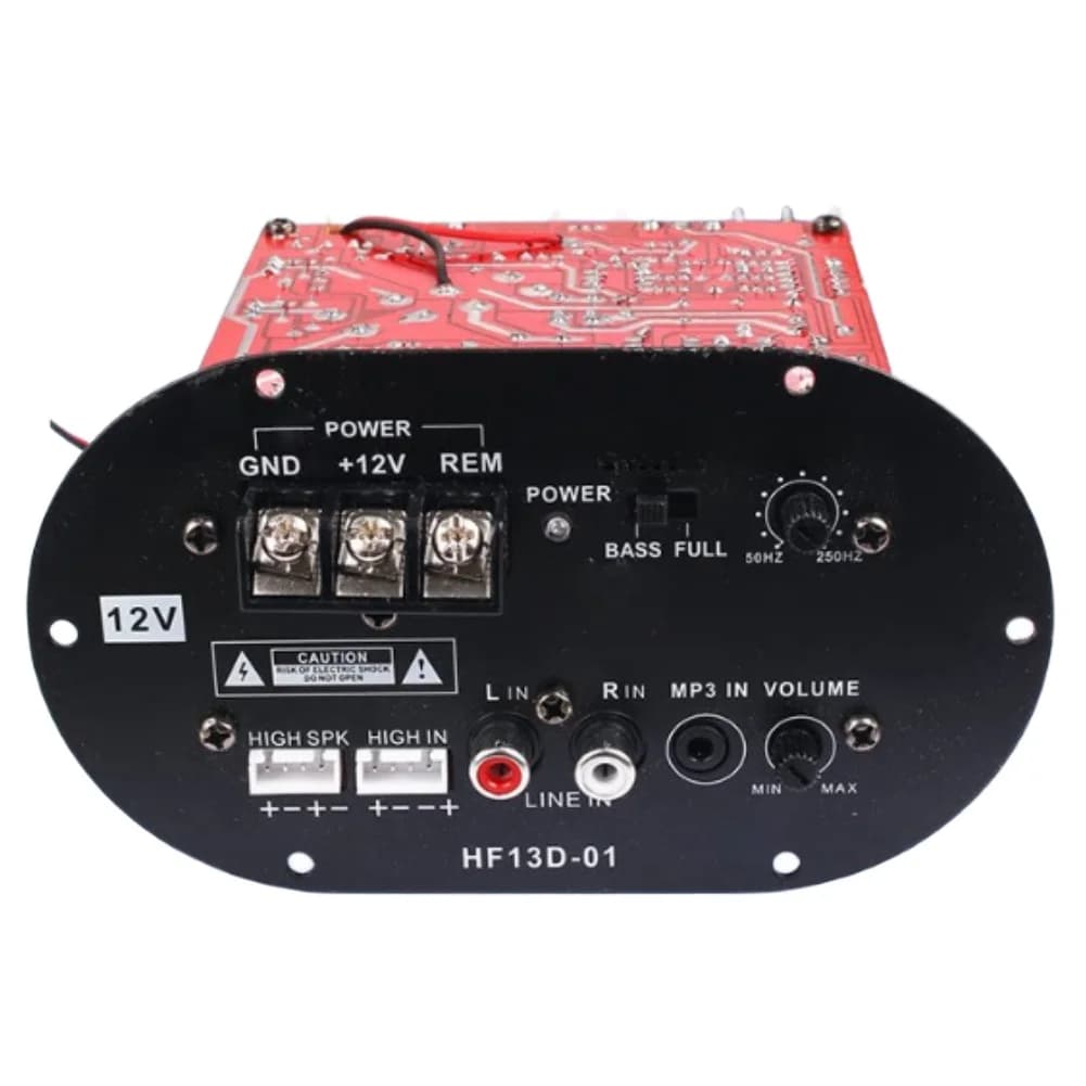 Bass Control Unit Car Audio Module Car Audio Upgrade 400W Peak Output Dual Mode Operation Enhancement Module For Audio