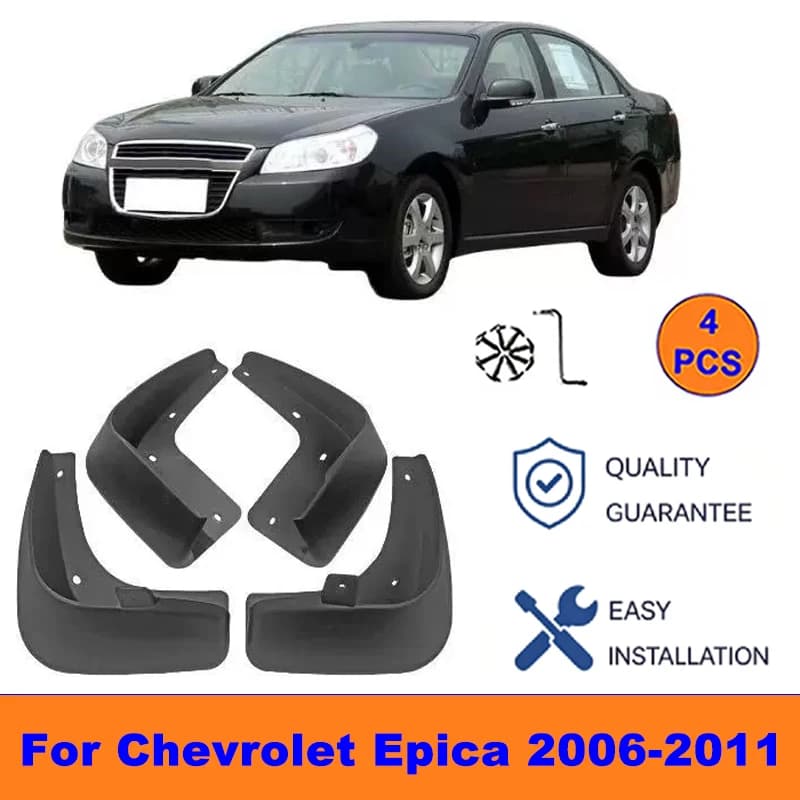 4Pcs Mud Flaps For Chevrolet Epica 2006-2011 - Splash Guards Front&Rear Wheel Fender Mudguards Car Exterior Protection Accessory