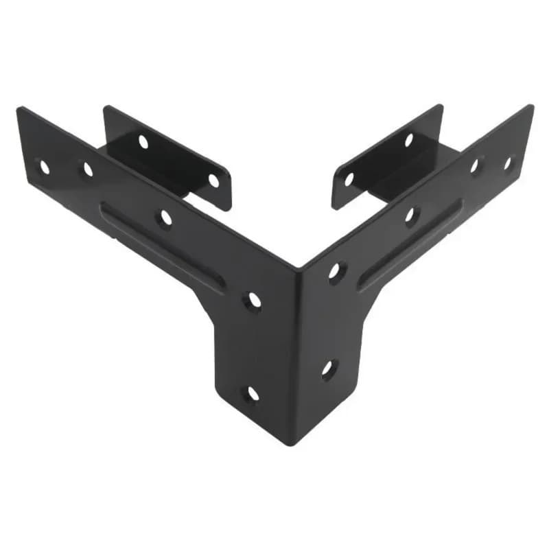 2.0x38x143x38x80 Hole 5.2 Furniture Connector Support Frame Triangular Corner Bracket