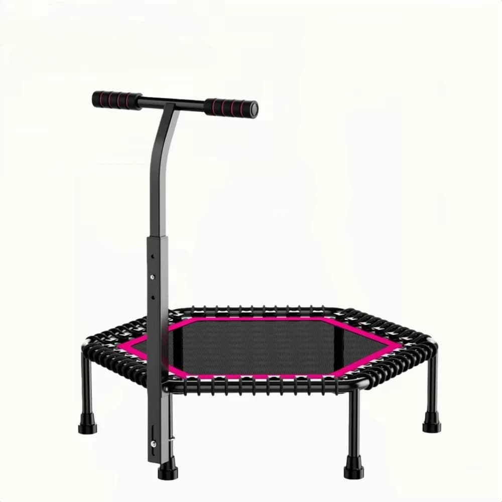Indoor Gym Adults and Kids Jumping Trampoline Home Fitness Elastic Rebound 42 Inch Hexagonal Trampoline