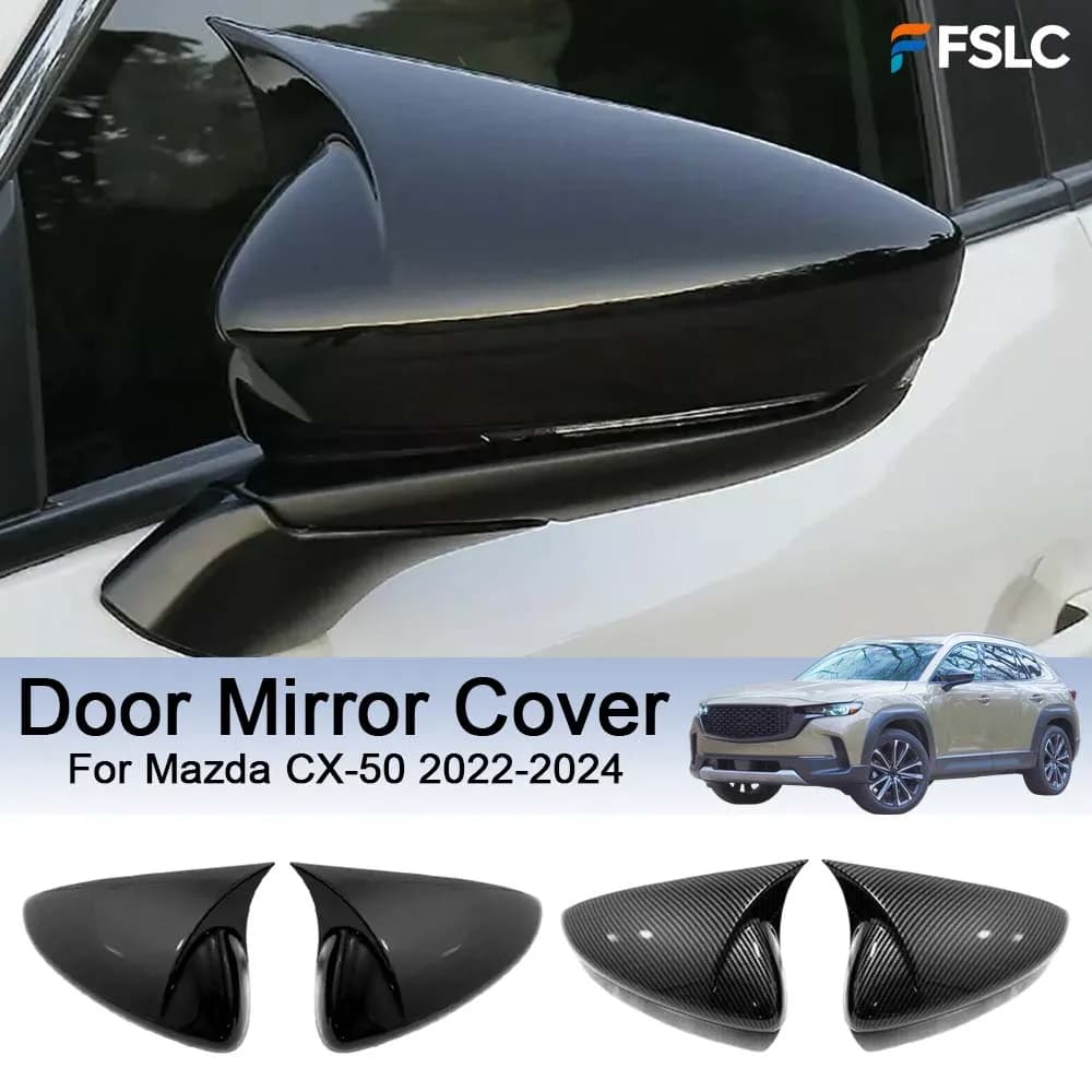 Car Rearview Accessories Door Mirror Cover For Mazda CX-50 2022-2024 Car Decoration Styling Upgrade Modify A Car