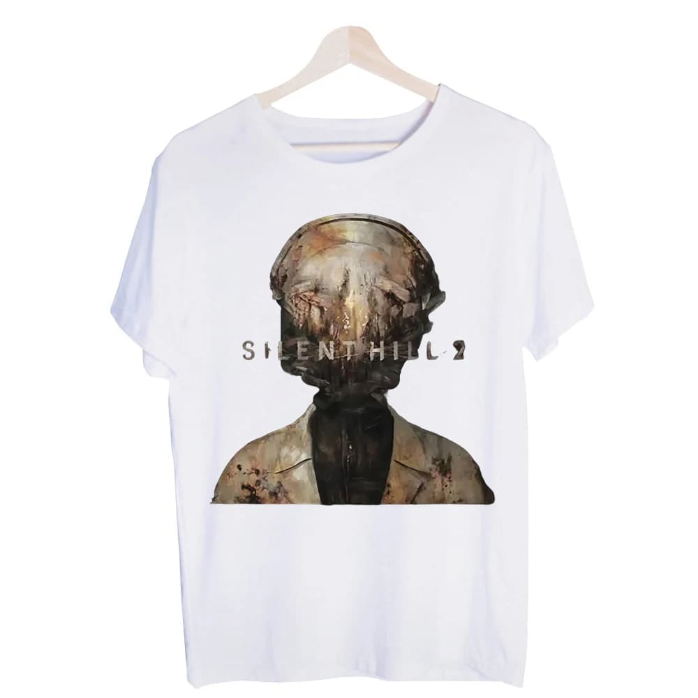Men's Distressed Mask Graphic Tee, Short Sleeve Crew Neck T-Shirt for Urban Streetwear and Casual Outfits
