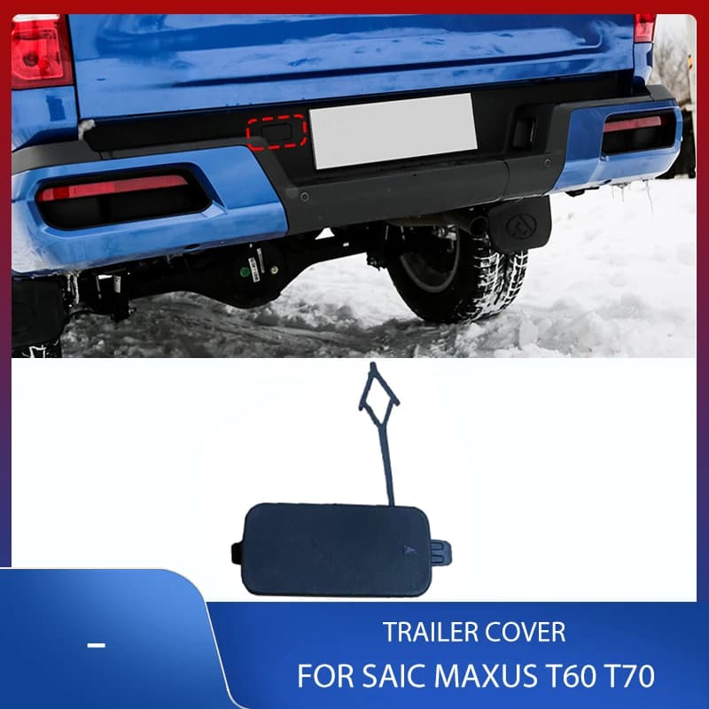 ABS Rear Bumper Trailer Cover Trim Towing Hook Covers For SAIC MAXUS T60 T70 For LDV T60 PRO LUXE TRAILRIDER 2017-