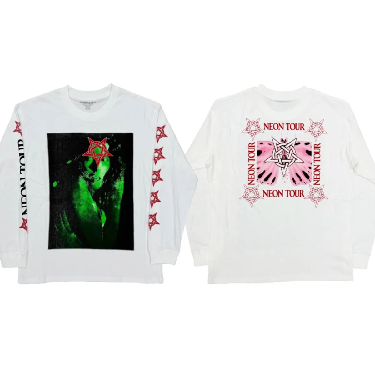 Playboi Carti Neon Tour Long Sleeve Edition Printed Long Sleeved T-shirt for Men