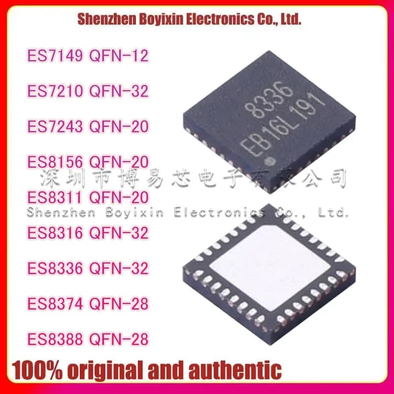 ES7149/7210/7243/8156/8311/8312/8316/8336/8374/ES8388  Ceramic shell