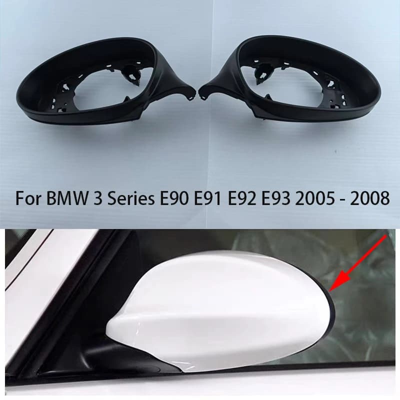 For BMW 3 Series E90 E91 E92 E93 2005-2008 Car Side Rearview Mirror Frame House Case