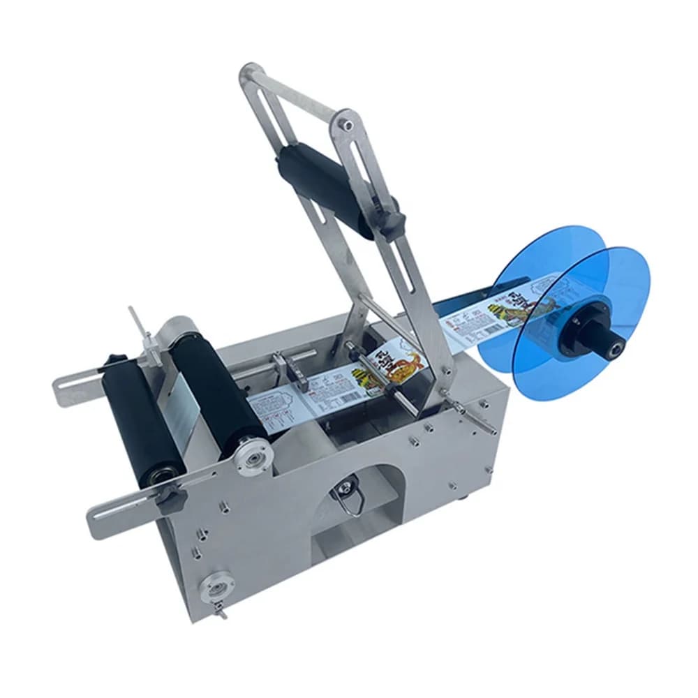 MT-50 Semi Automatic Bottle Label Machine Labeller Labeling Machine With Printing