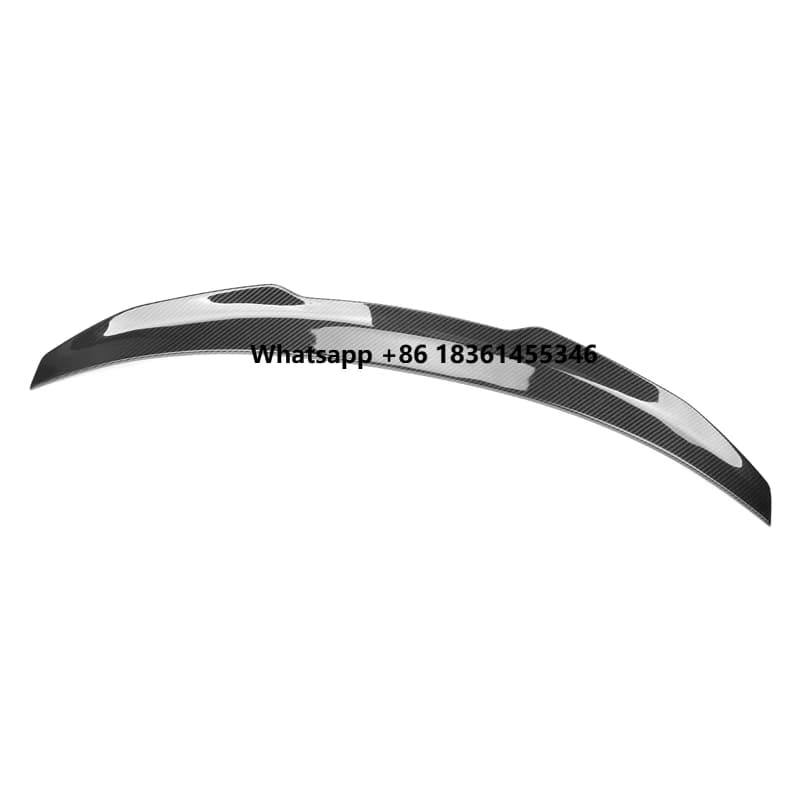 For  A3 S Line S3 RS3 Sedan 2013-2020 Car Exterior Accessories Dry Carbon Fiber Rear Trunk Spoiler Wing Spoiler