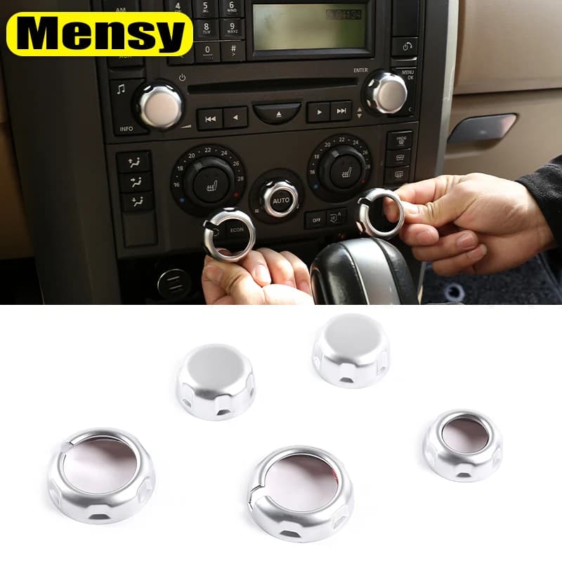 For Land Rover Discovery 3 LR3 04-09 Air conditioning volume knob Cover For Land Rover Range Rover Sport L320 05-08 Accessories