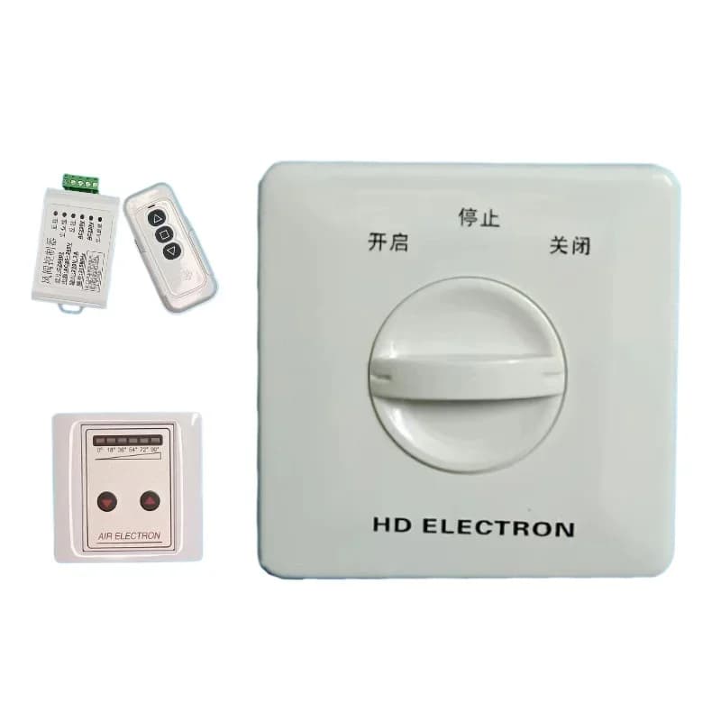 Air conditioning electric air valve actuator control switch panel air volume control valve intelligent angle