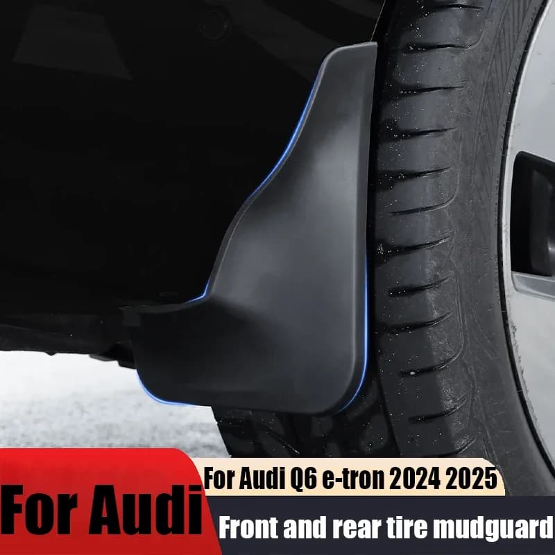 For Audi Q6 e-tron 2024 2025 Front Rear Mudguard Fender Splash Guard Wheel Protection Car Exterior Accessories