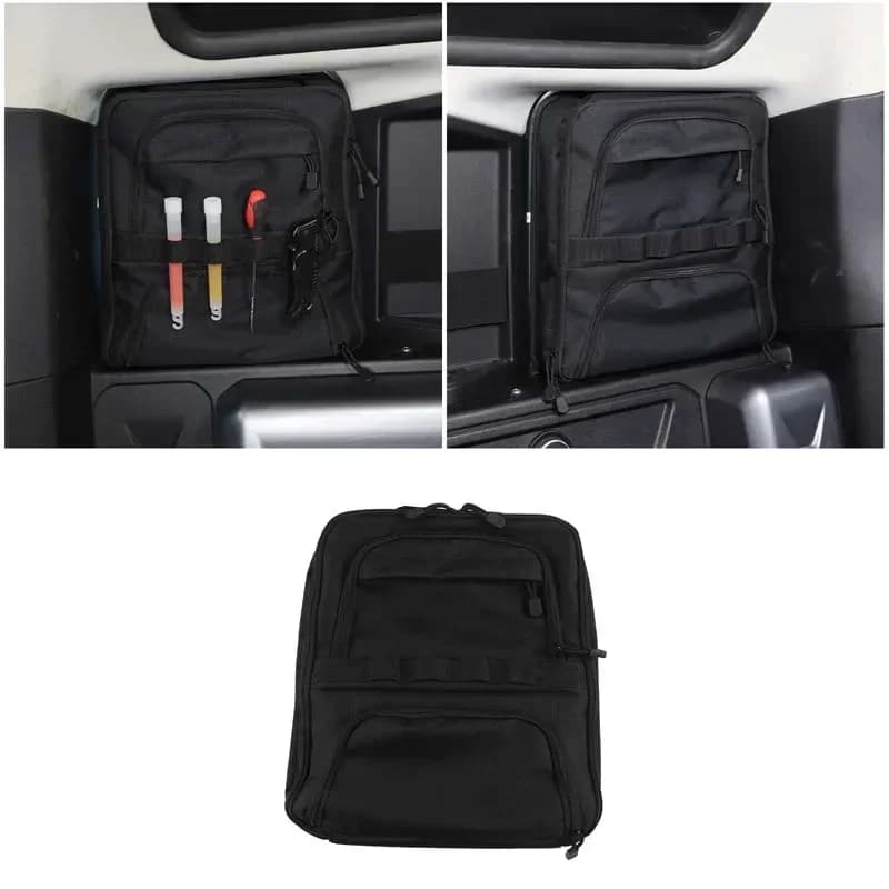 For Land Rover Defender 110 2020+ Oxford Cloth Black Car Trunk Large Capacity Luggage Bag Storage Bag Car Interior Accessories