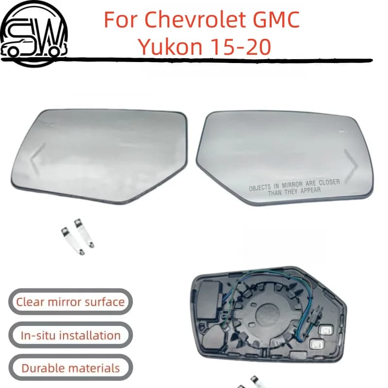 For Chevrolet GMC Yukon 15-20 inch reversing mirror, Cadillac Escalade rear view mirror, blind spot detection.