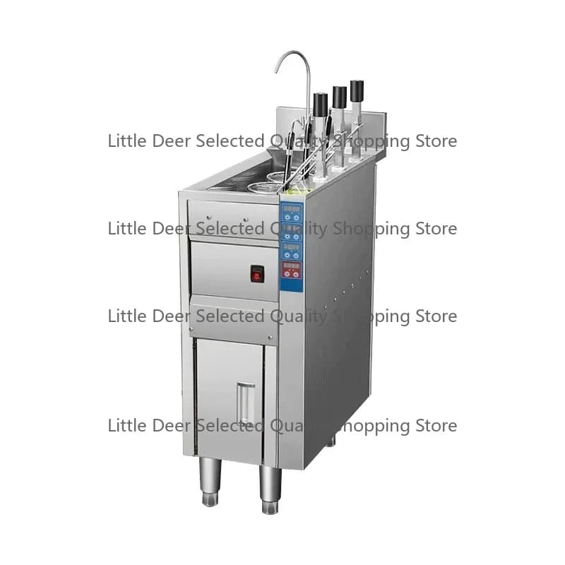 Profession Automatic Noodle Cooker 3 Baskets Pasta Spaghetti Commercial Intelligent Electric Stainless Steel Equipment