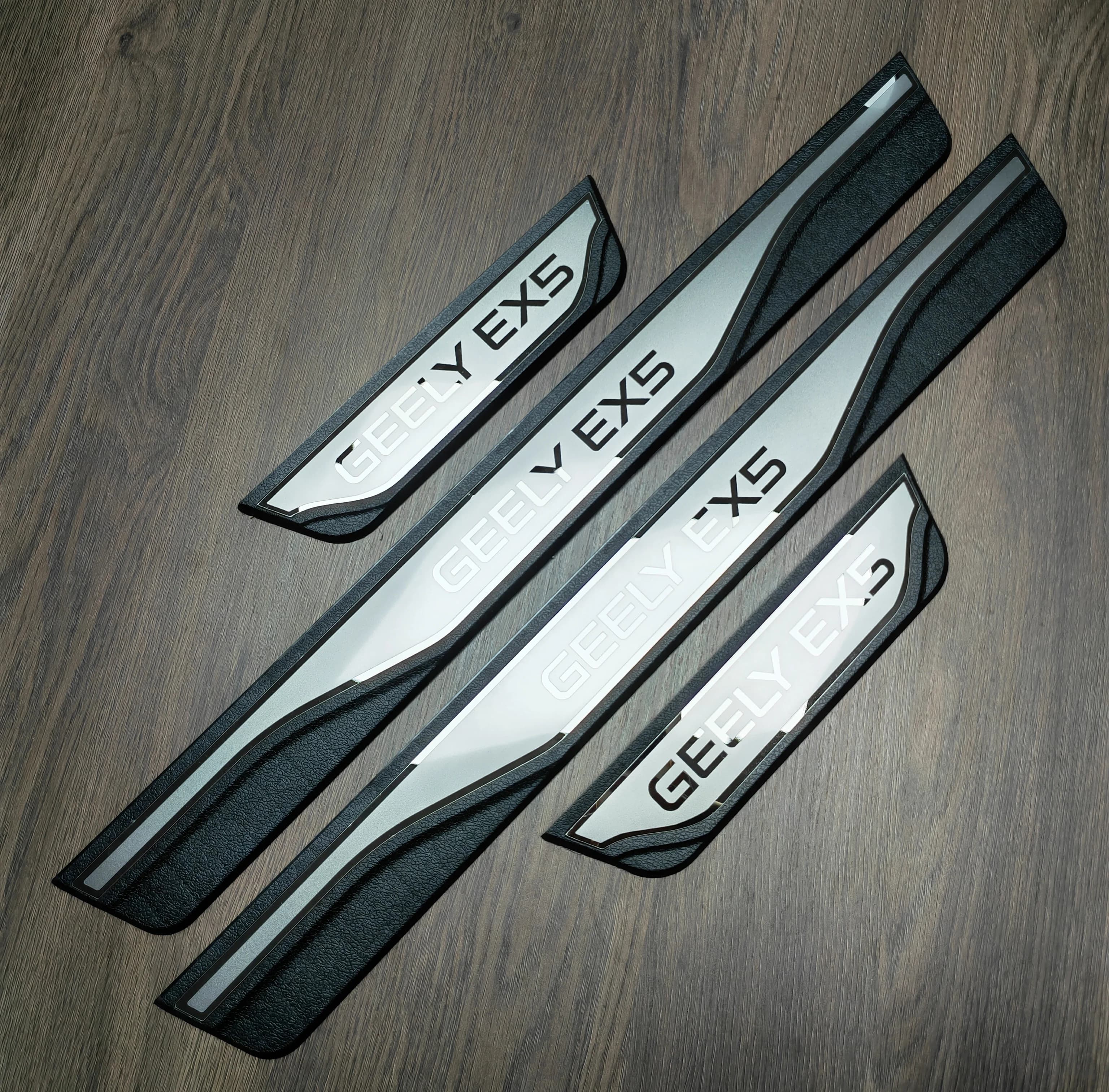 Car Stainless Steel Door Sill Scuff Plate For GEELY EX5 2025-2026