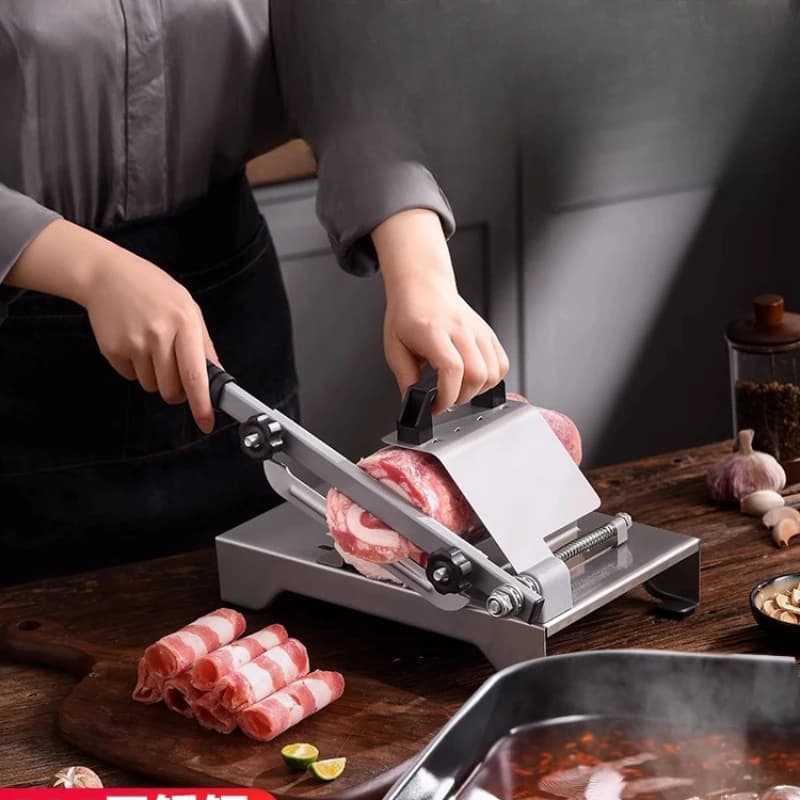 Meat slicing machine Household multi-functional mutton roll slicing artifact Beef roll fat cow special knife meat planer