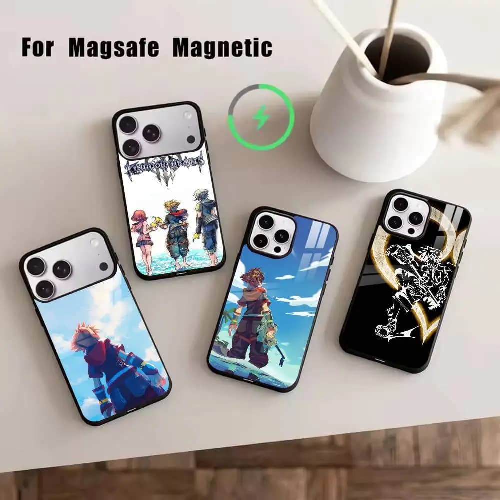 KH-Kingdoms Hearts G-Game  Phone Case For iPhone17,16,15,14,13,12,11 Plus,Pro Magnetic For Magsafe Wireless Charging