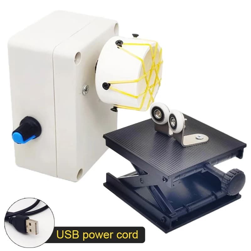 Fishing Rod Winding Machine Fishing Rod Epoxy Resin Rotating Coating Machine Fishing Rod Building Wire Wrapping Machine 0-50RPM