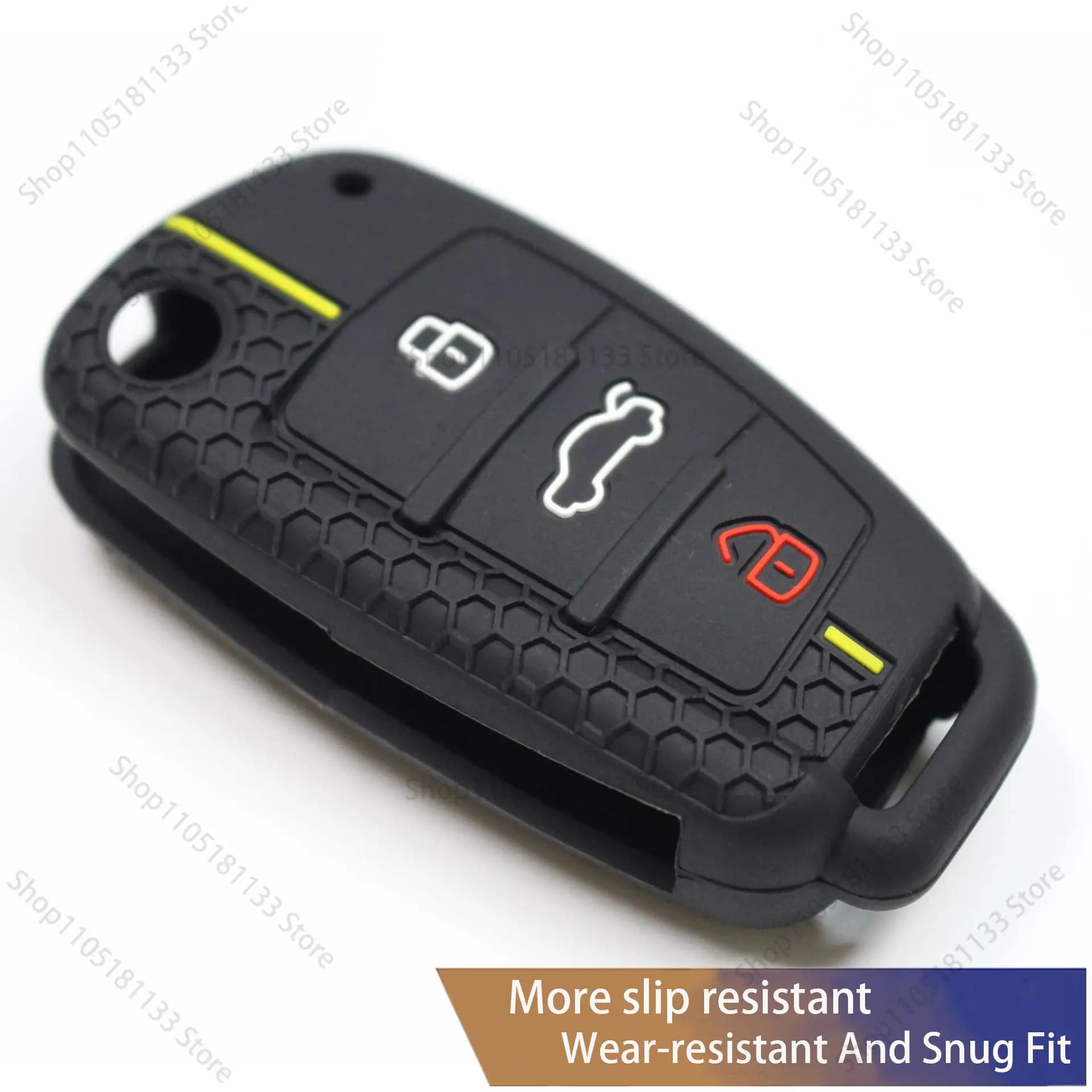 For Audi A3 2022 Model For Audi Q2L Car Key Cover Multi Color Honeycomb Pattern Wear Resistant Anti Scratch Shockproof