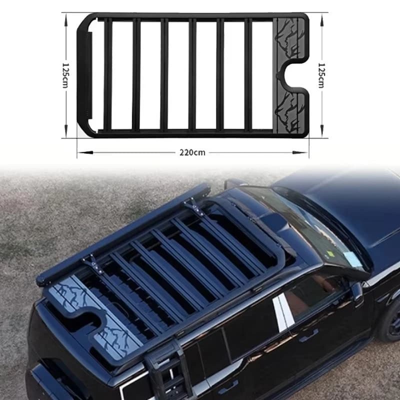 Premium Durable Side Climbing Ladder Roof Luggage Rack Roof Platform Side Bag