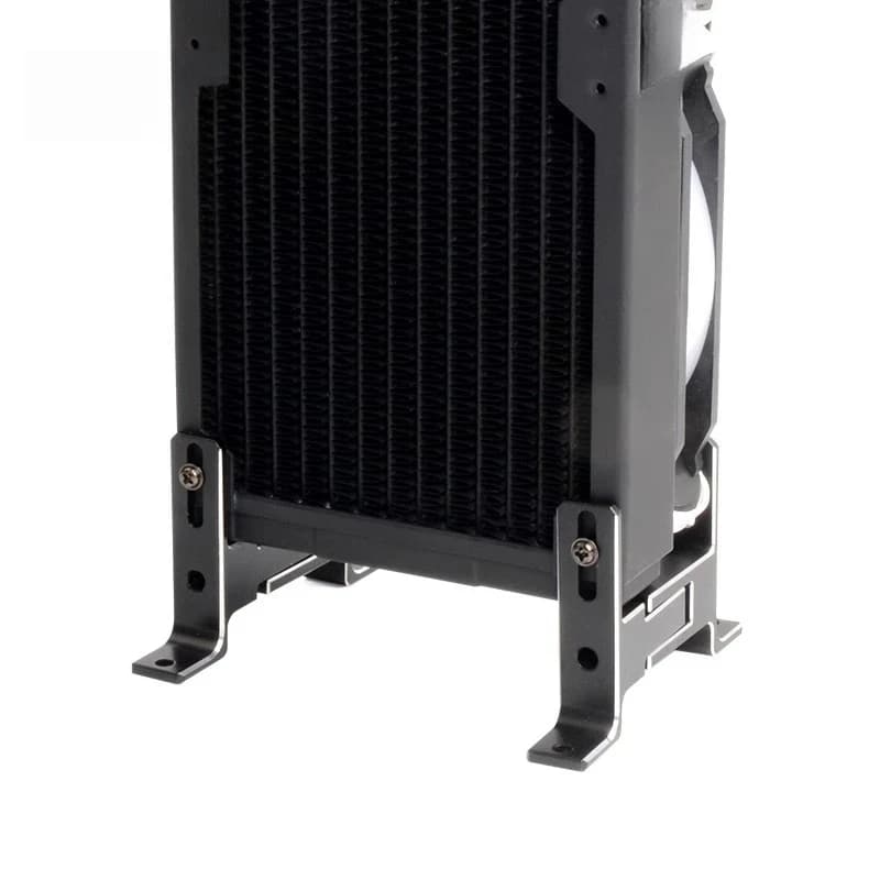 All - aluminum alloy desktop water - cooling row bracket, universal - machined mounting frame