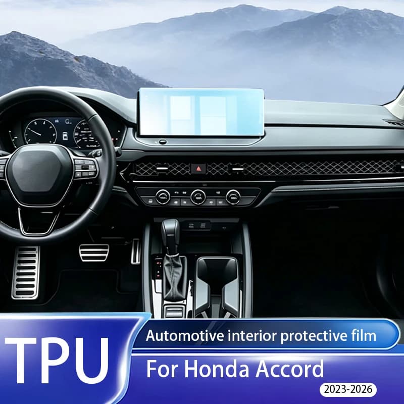 For Honda Accord 2023-2026 Matte anti-fingerprint TPU protective film Dashboard GPS navigation LCD display - Accessories