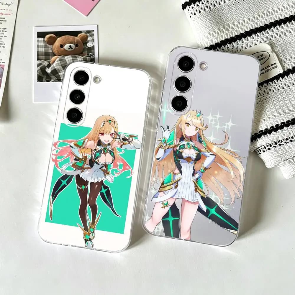 Xenoblade Chronicles 2 Mythra Phone Case For SamsungA10,12,20,21S,30,31,40,50,51,52,70,71 Transparent Cover