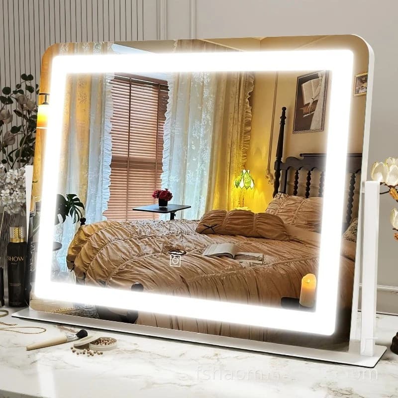 Save Space Cute Mirror Cheap Aesthetic Creative Lounge Chinese Style Luxury Vanity Mirror Accent Espelhos Ornaments Home Decor