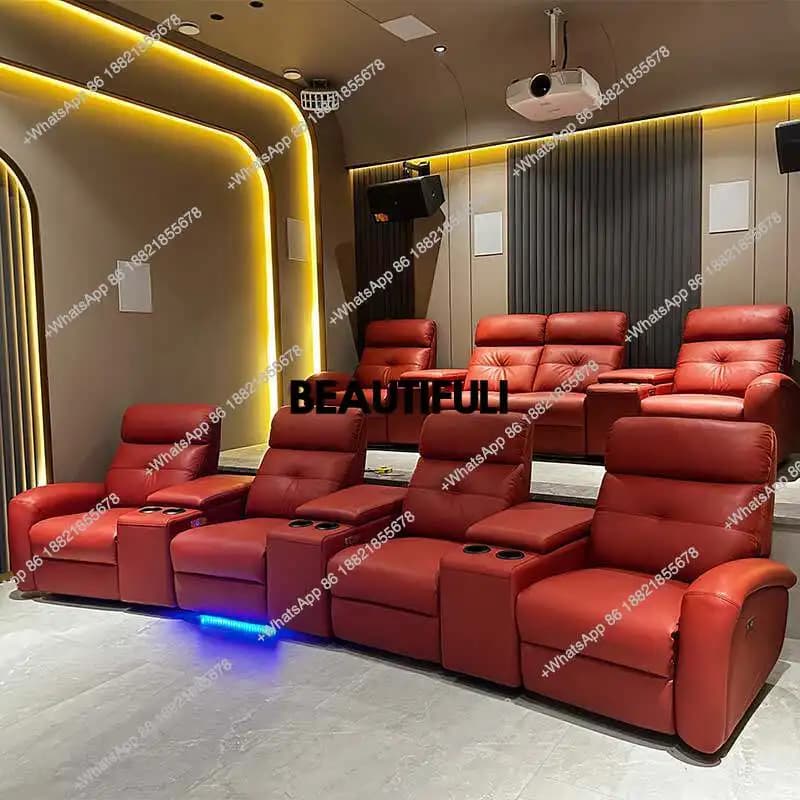 Window of Vision Private Home Theater Sofa Villa Basement Movie Room Film and Television Hall Seat