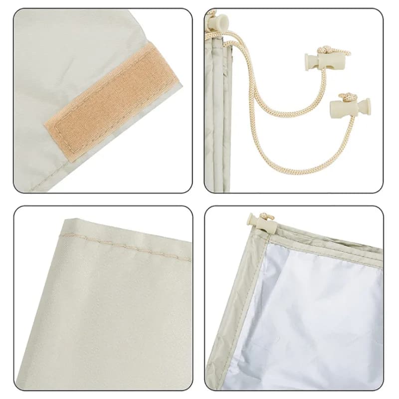 Oxford Cloth Swimming Pool Thermal Insulation Film Dust Cover, Outdoor Swimming Pool Blanket Cover, Waterproof Cover