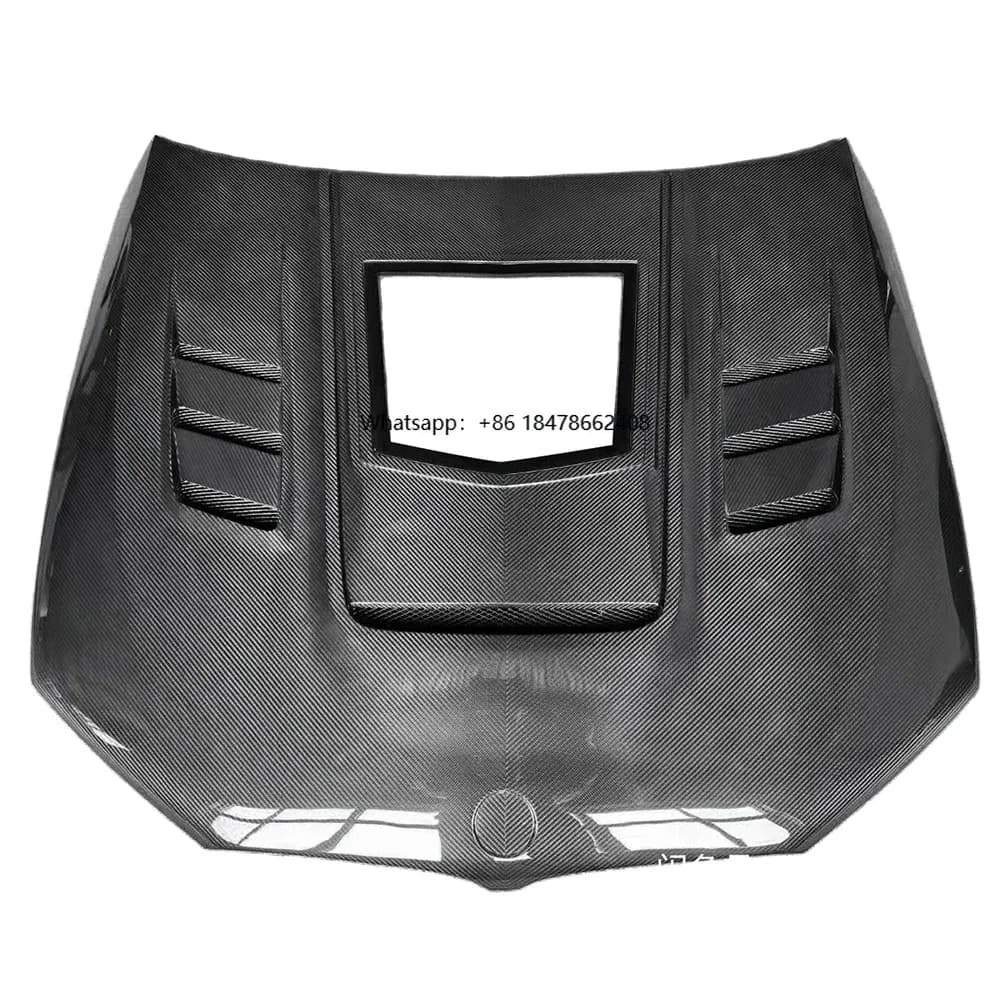 Getan New Dry Carbon Fiber Front Engine Hood Panels Bonnet Cover M5 F90 High Polished Surface Bolt-On Installation Fitment