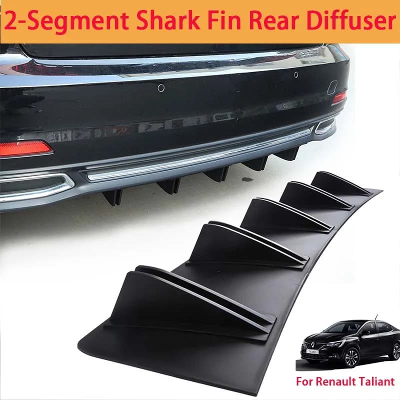 For Renault Taliant Shark Fin Rear Diffuser Split Chassis Spoiler Auto Aerodynamic Parts Aerodynamic Modification