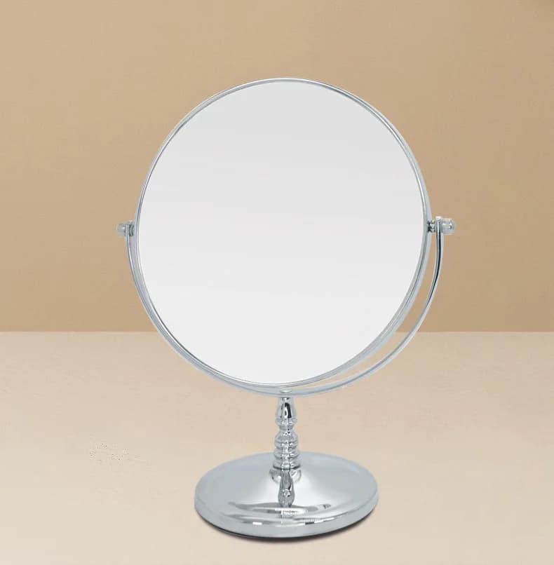 Hxl vanity mirror - desktop, bedroom, 360-degree rotatable round mirror
