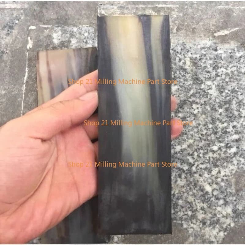 Natural Flower Sheep Horn Sheet Knife Blanks Plate Scales Handle Material DIY