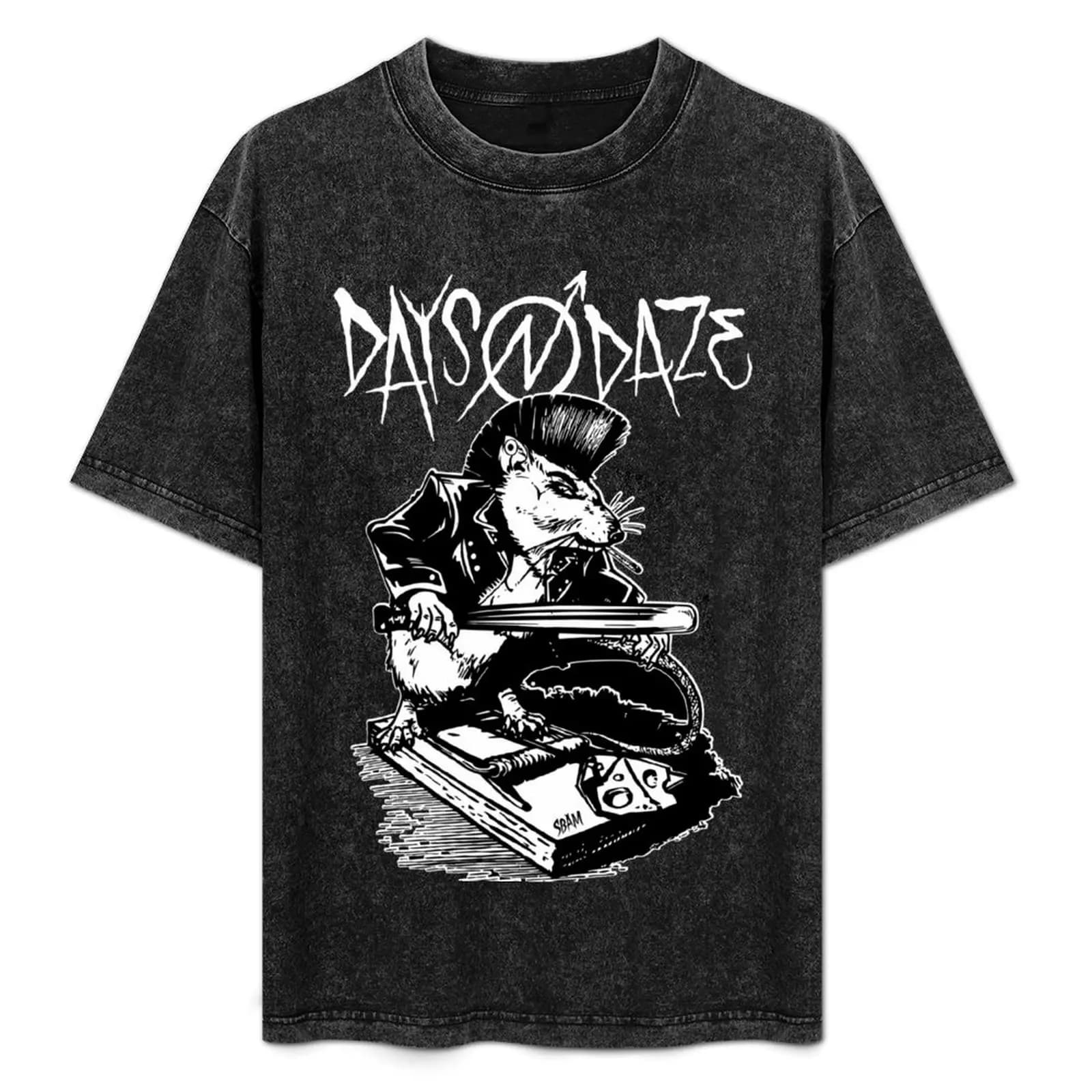 Days N Daze Rat Trap T-Shirt vintage new edition summer tops heavyweight t shirts for men