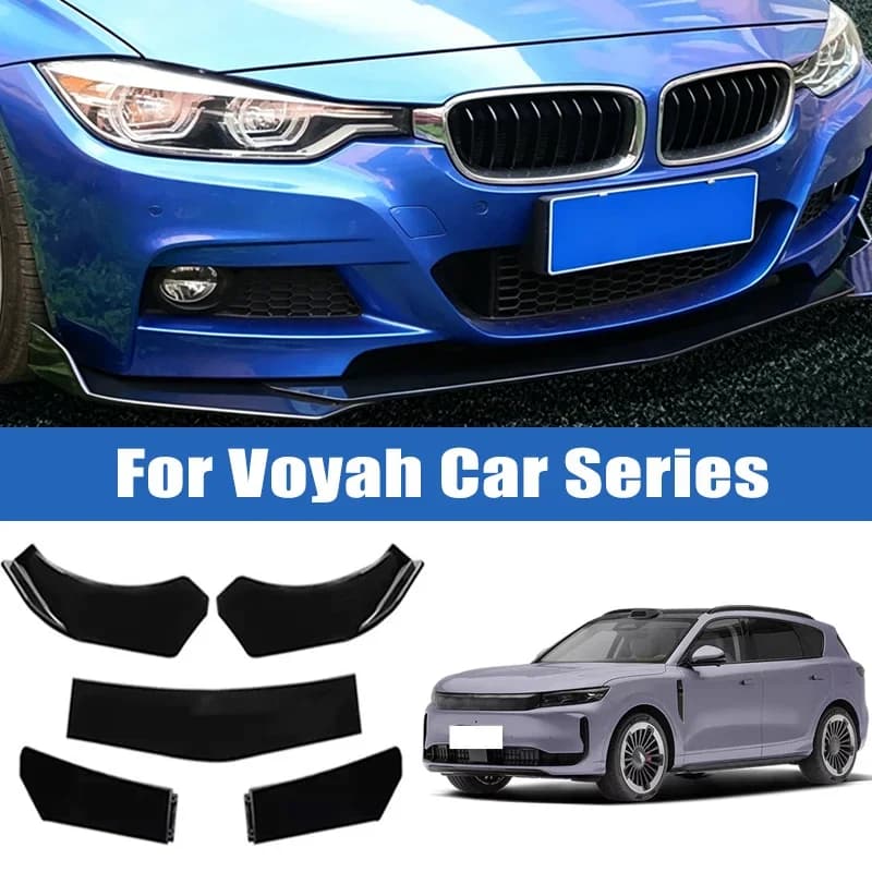 5Pcs Car Front Bumper Separator Bumper Lip Body Kit Duck Lip Separator For Voyah Free Dreamer Passion Courage Taishan FreePlus