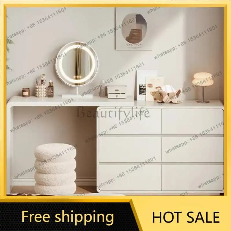 zj.HighEnd Adult Vanity Desk Luxury Decorations Cabinets Nightstands Vanity Desk Standing Essentials Coiffeuse De Chambre Furnit