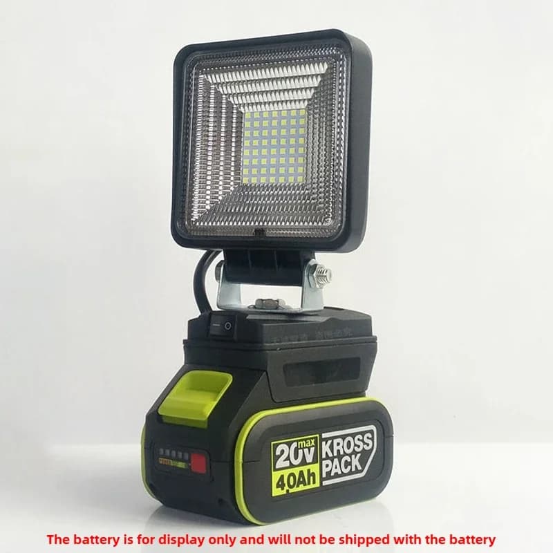 LED Light Lamp for WORX Lithium Battery Working Light Outdoor Emergency Maintenance Lights Astigmatism Useful Floodlights