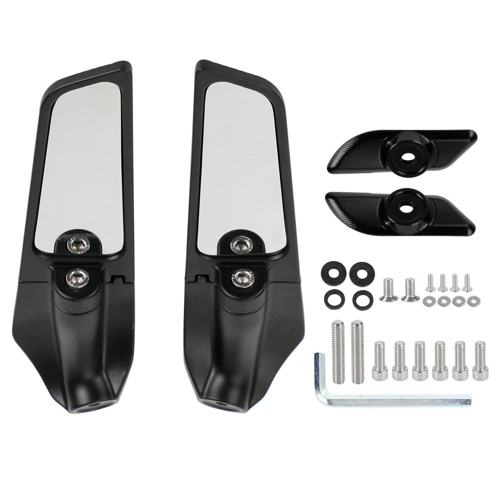 Adjustable Wing Fin Rearview Mirrors for Panigale 1299 959 2015-2021