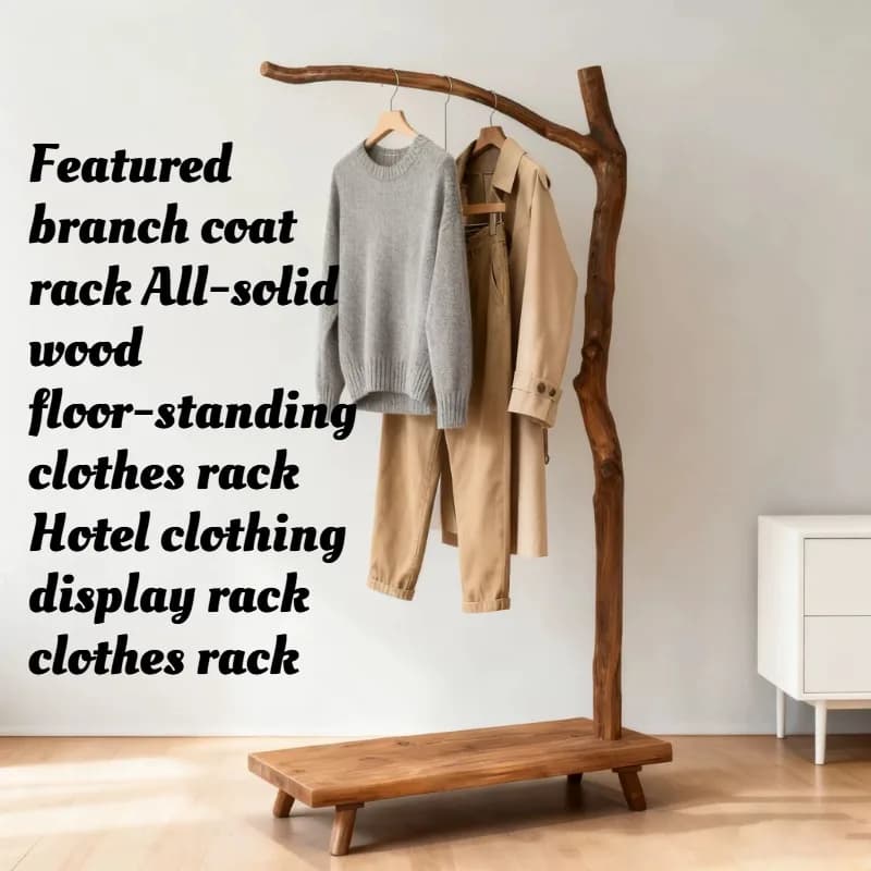 Cool Hangers Clothes Rack Nordic Living Room Luxury Japanese Clothes Stand Wood Mid Century Appendiabiti Vintage Furniture